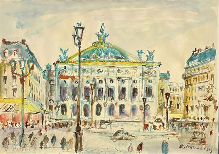 Art work by Rodolfo Marma Parigi - watercolor paper 
